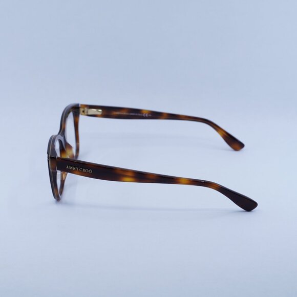 Jimmy Choo JC146 0PUU 00 Eyeglasses Animal Havana 53mm Square Frame - Picture 6 of 11